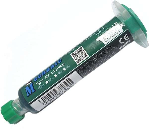 Mechanic 10ML GY-UVH900 Green UV Curable Solder Mask Paint For PCB Jumper Wire