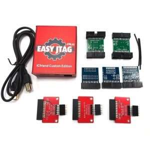 EASY JTAG PLUS BOX RED EDITION WITH 8 ISP ADAPTOR SET (Stock)