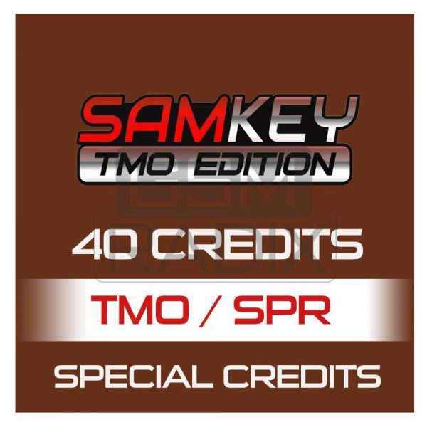 SamKey TMO / SPR Special Credits - 40 Credits