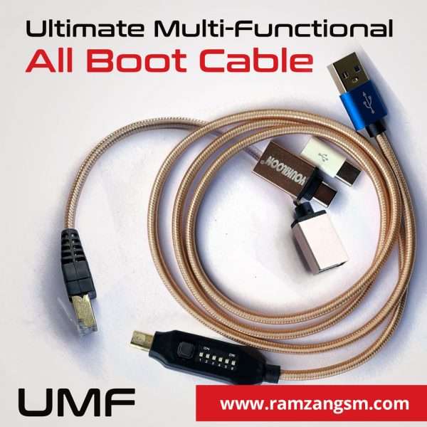 UMF Cable (Ultimate Multi-Functional Cable) All Boot Cable with 6 Switch Button