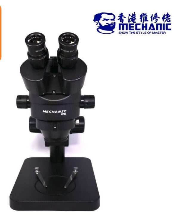 MECHANIC G75T B1 HD TRINOCULAR 7X-45X LED MICROSCOPE, For Smd Components