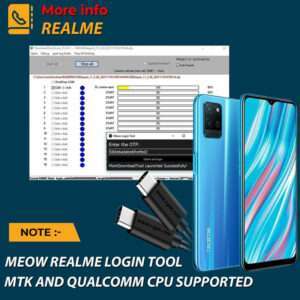 Meow RealMe Login Tool OTP (Realme Rcsm Flashing)